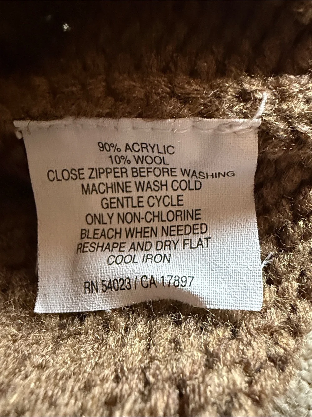 Old Navy Vintage Wool Blend Sweater And Carters Cotton Full Zip Sz 12-18 Months